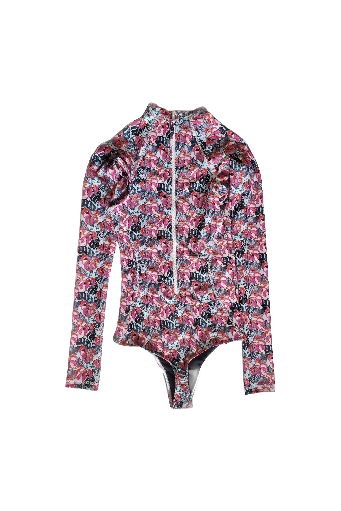 TIKIYOGI Making Waves Long Sleeve Wild flower One Piece Wetsuit