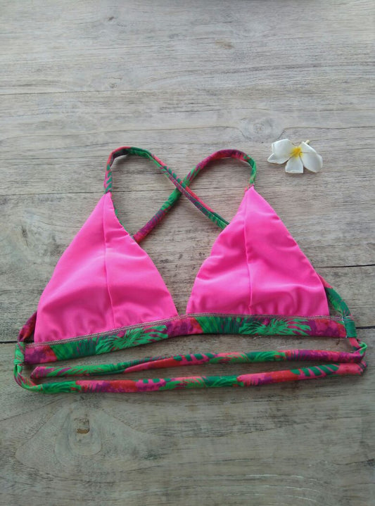 TIKIYOGI® Bali Sunset Reversible Bikini Top