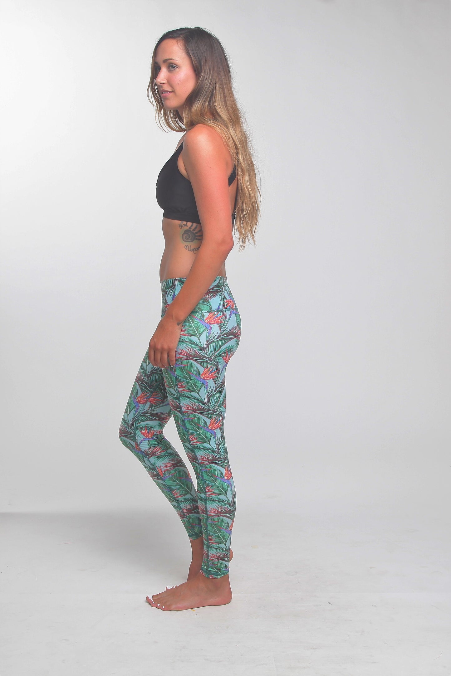 TIKIYOGI® Flora, Yoga-Surf Environmental Friendly Tights
