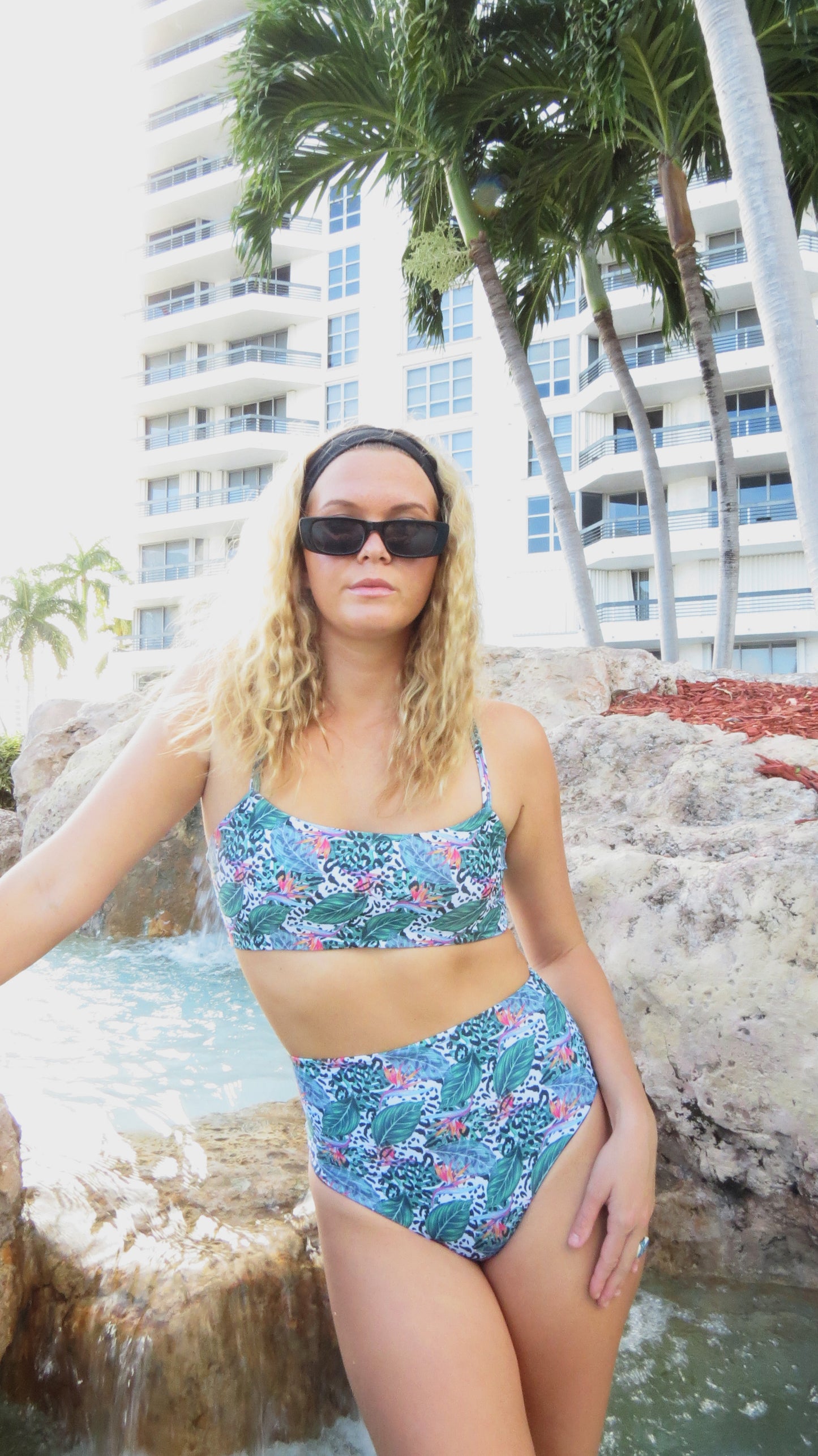 TIKIYOGI Cheesecake Babe High Waist Into The Wild Bikini Bottom