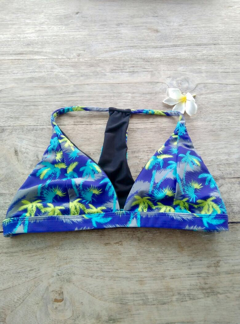 TIKIYOGI® Bali Dreaming Reversible Back Racer Bikini Top