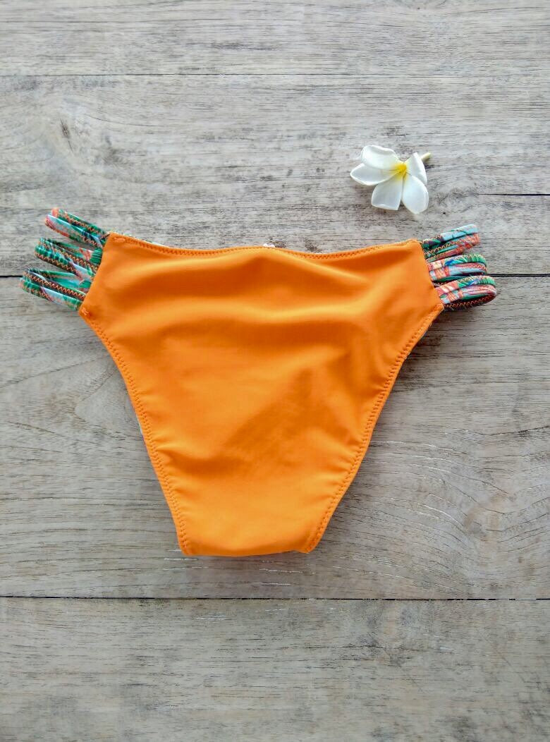 TIKIYOGI® Flora Three Straps Reversible Bikini Brief