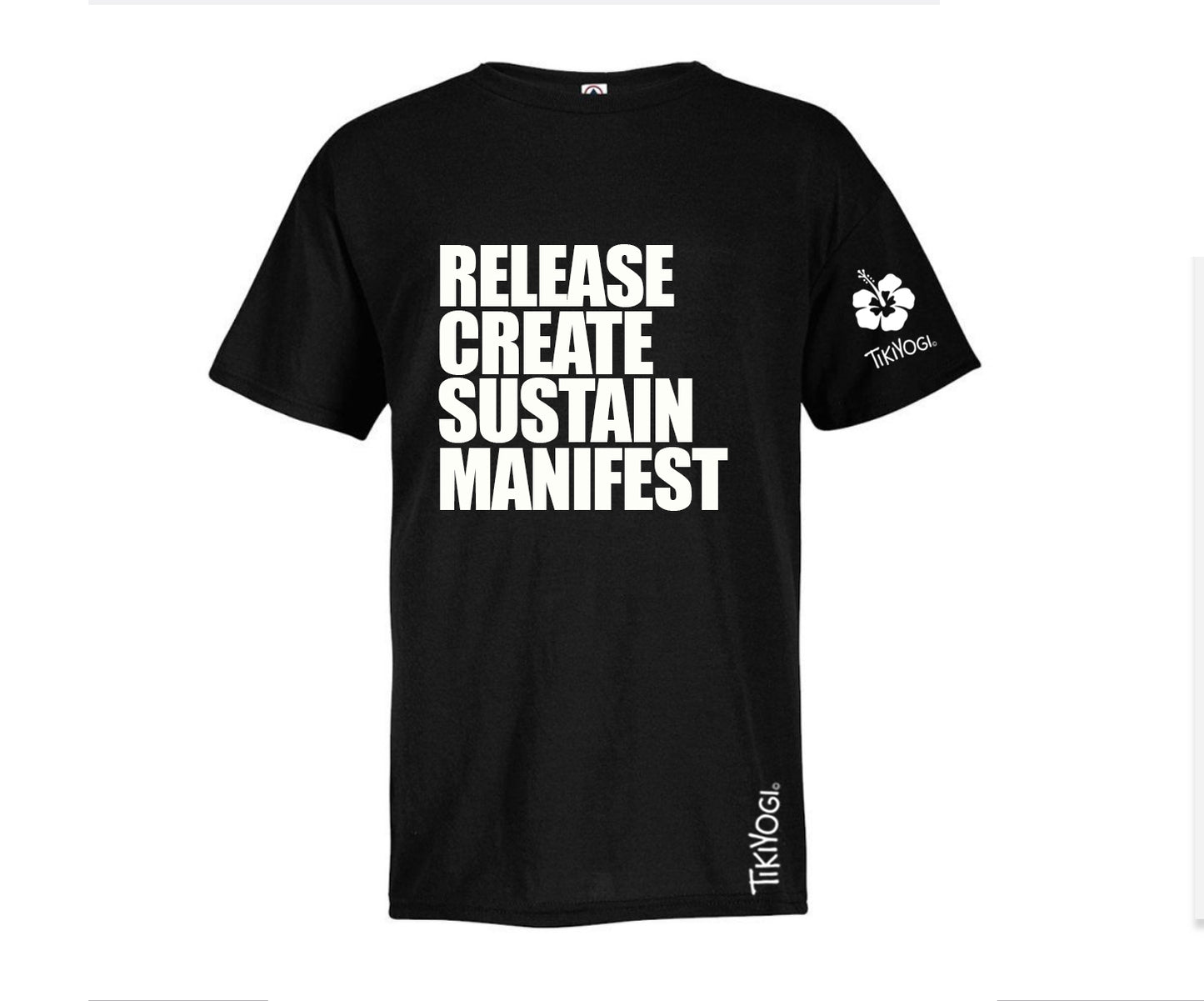 Release Create and Sustain TikiYogi Black Men's Organic T