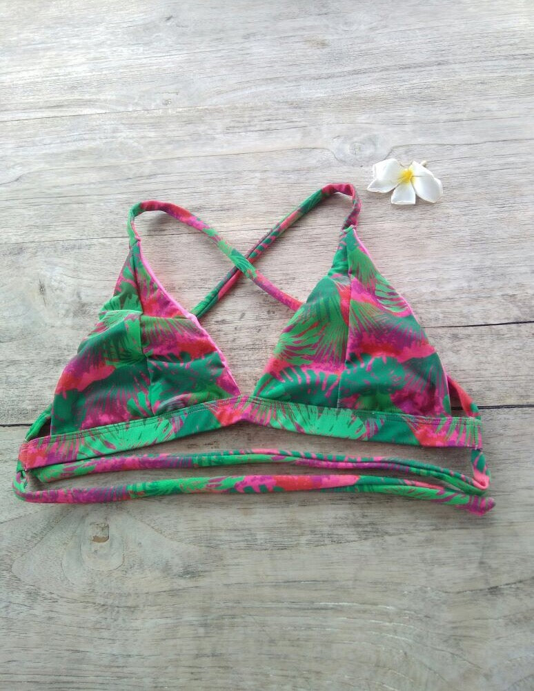 TIKIYOGI® Bali Sunset Reversible Bikini Top