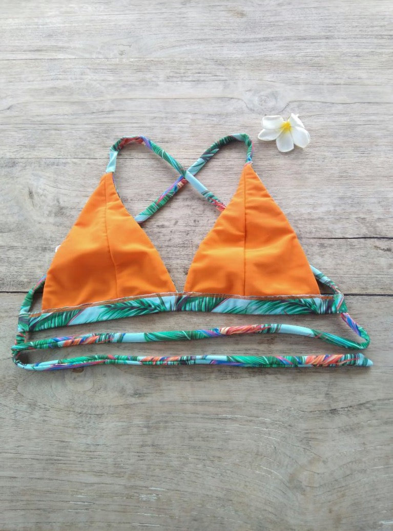 TIKIYOGI® Flora Reversible Bikini Top